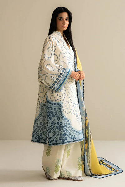 3 Piece Designer Suit - Unstitched