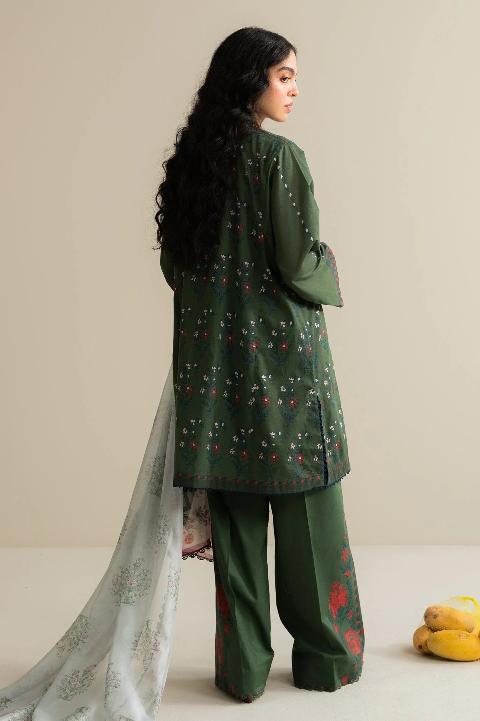 3 Piece Designer Suit - Unstitched