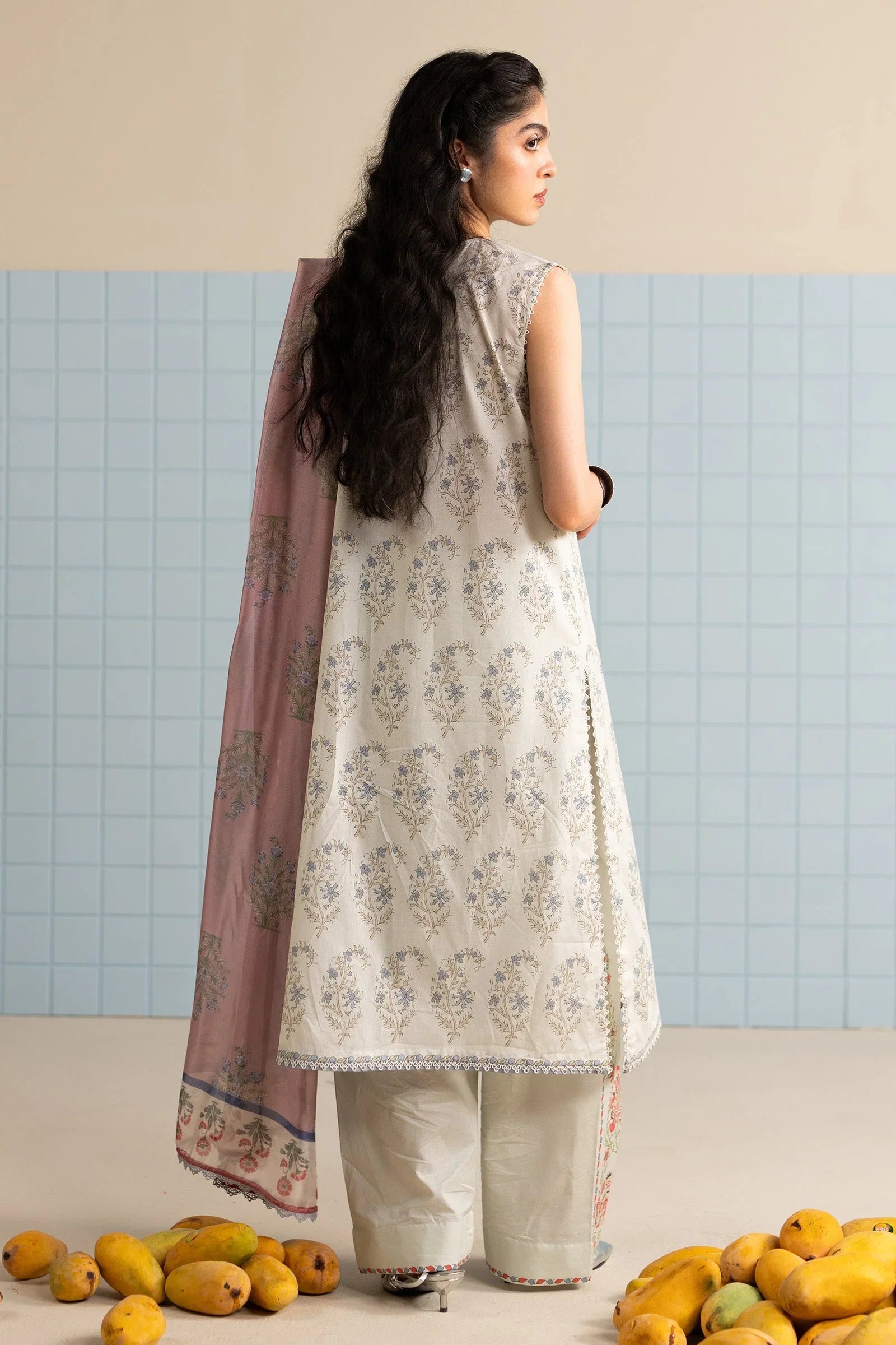 3 Piece Designer Suit - Unstitched