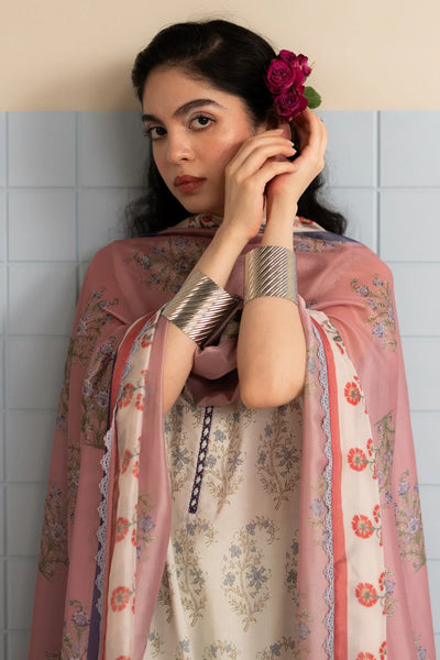 3 Piece Designer Suit - Unstitched