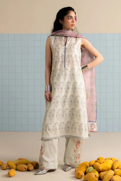 3 Piece Designer Suit - Unstitched