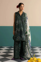 3 Piece Designer Suit - Unstitched