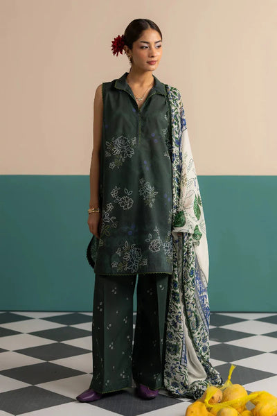 3 Piece Designer Suit - Unstitched