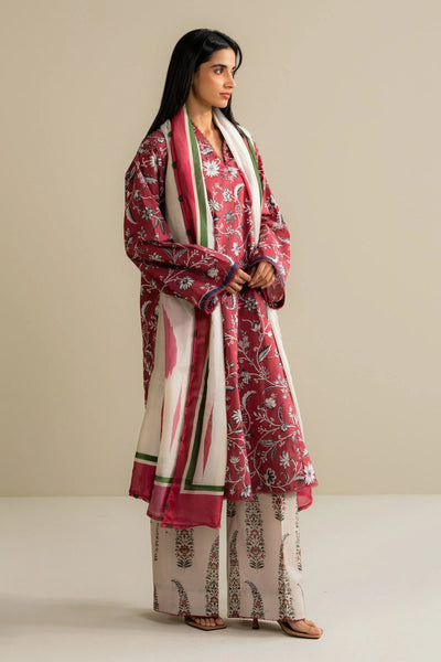 3 Piece Designer Suit - Unstitched