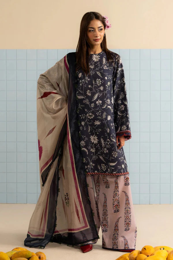 3 Piece Designer Suit - Unstitched
