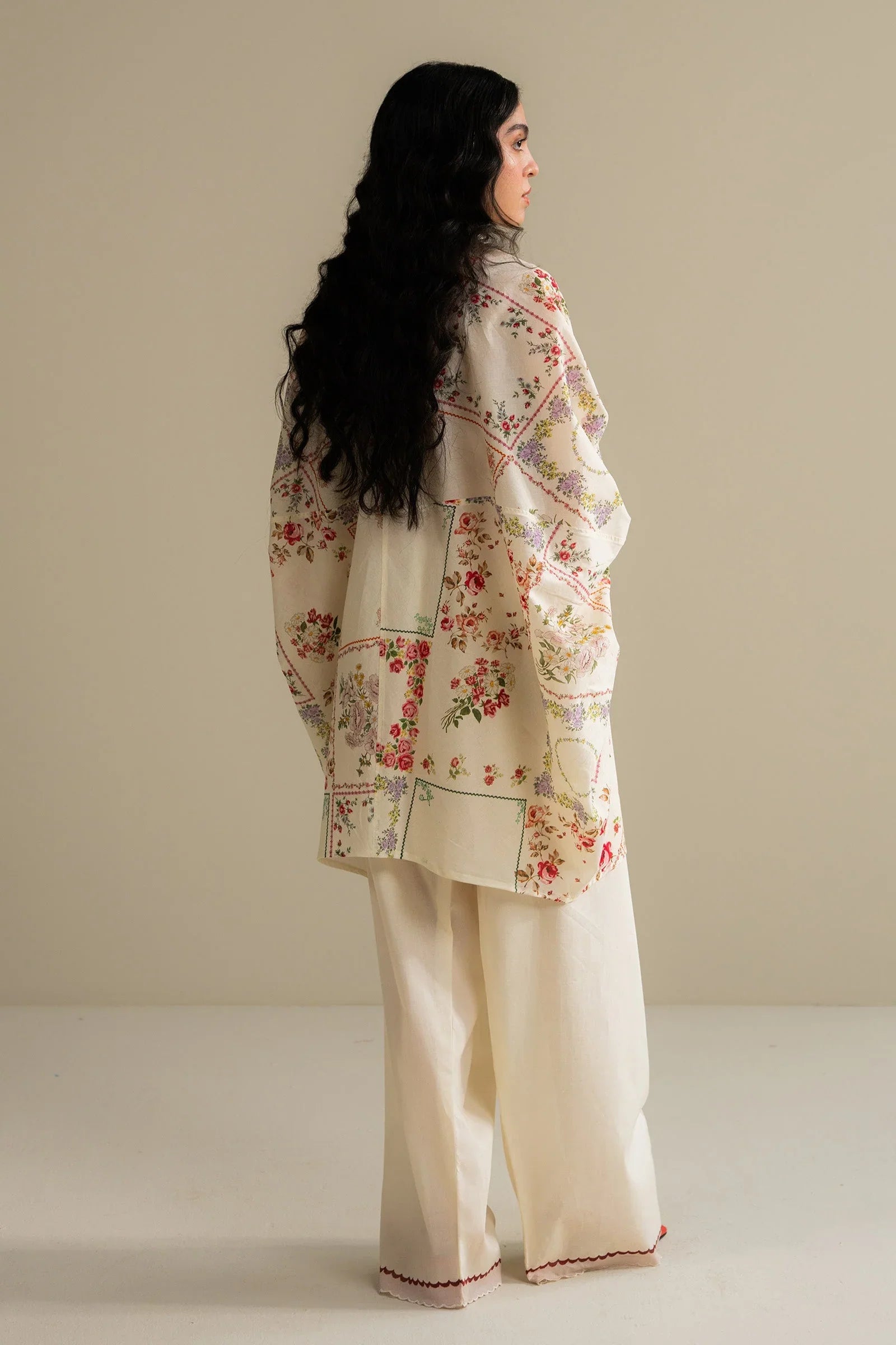 3 Piece Designer Suit - Unstitched