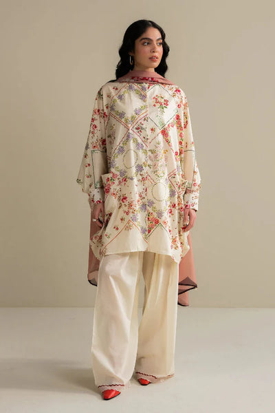 3 Piece Designer Suit - Unstitched