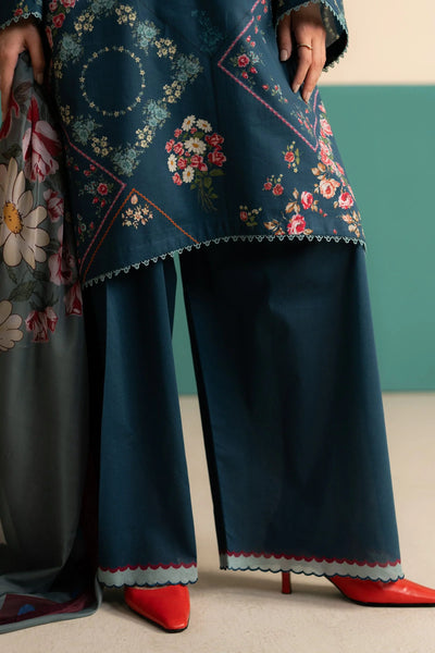 3 Piece Designer Suit - Unstitched