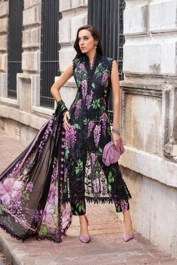 3 Piece Embroidery Lawn Suit - Unstitched