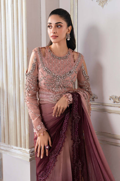 Embroidered Chiffon Saare - Unstitched