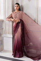 Embroidered Chiffon Saare - Unstitched