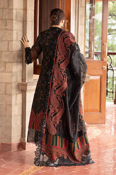 03-Piece Printed Lawn Suit With Embroidered - Unstitched