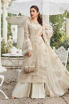 3 Piece Embroidered Chiffon Suit - Unstitched