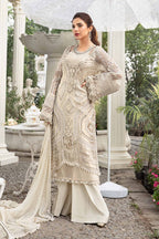 3 Piece Embroidered Chiffon Suit - Unstitched