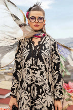 03-Piece Printed Lawn Suit - Unstitched