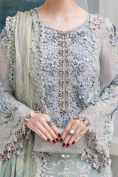 3 Piece Luxury Bridal Wear Suit - Unstitched