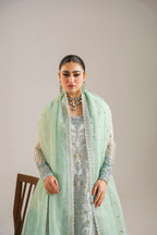 3 Piece Organza Suit - Unstitched