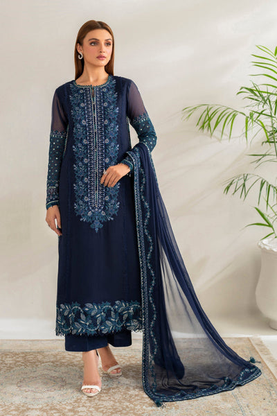 3 Piece Chiffon Suit - Unstitched