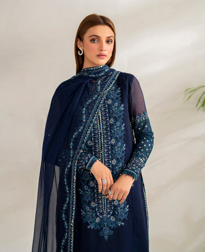 3 Piece Chiffon Suit - Unstitched