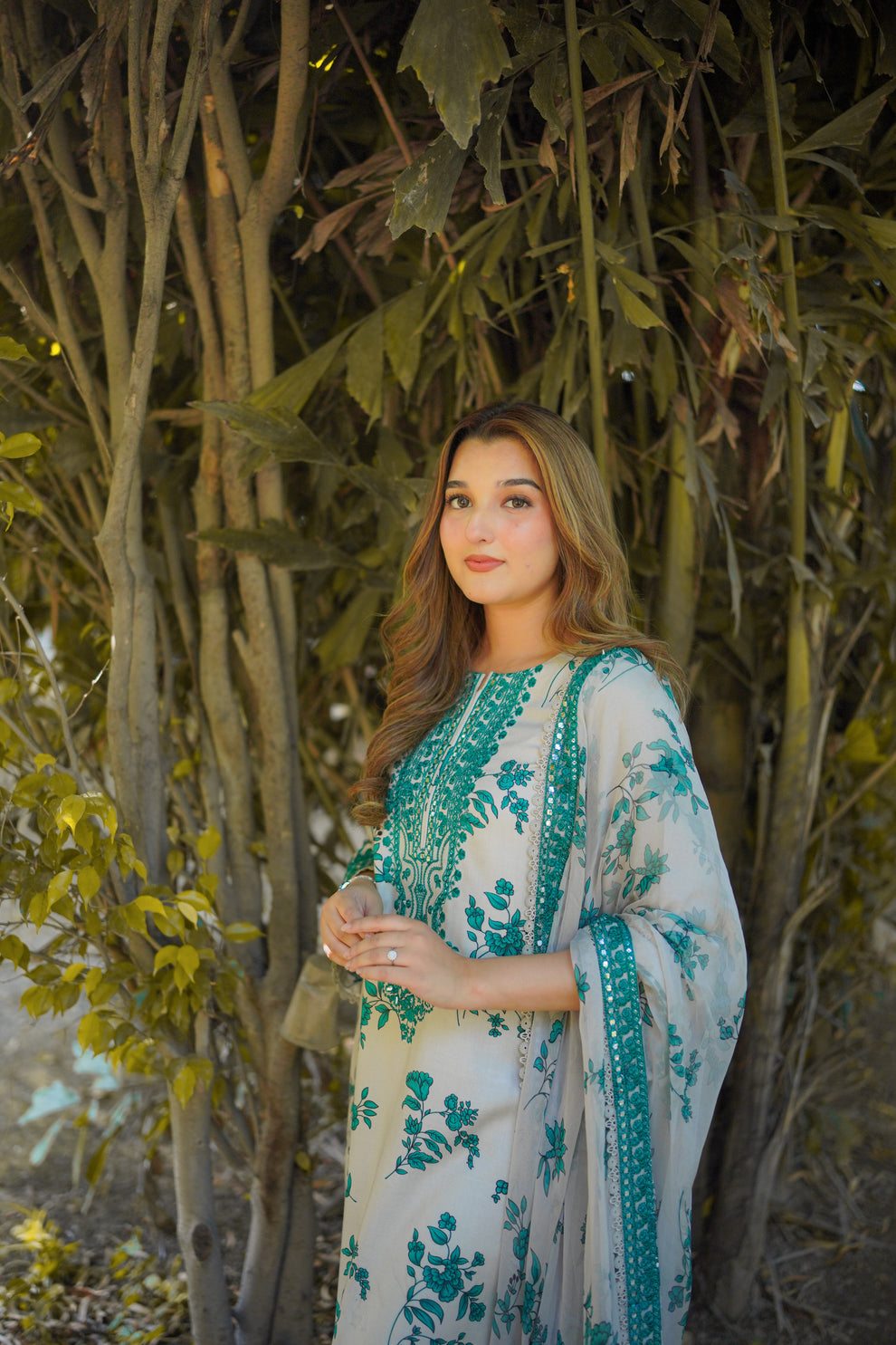 3 Piece Silk Suit - Unstitched