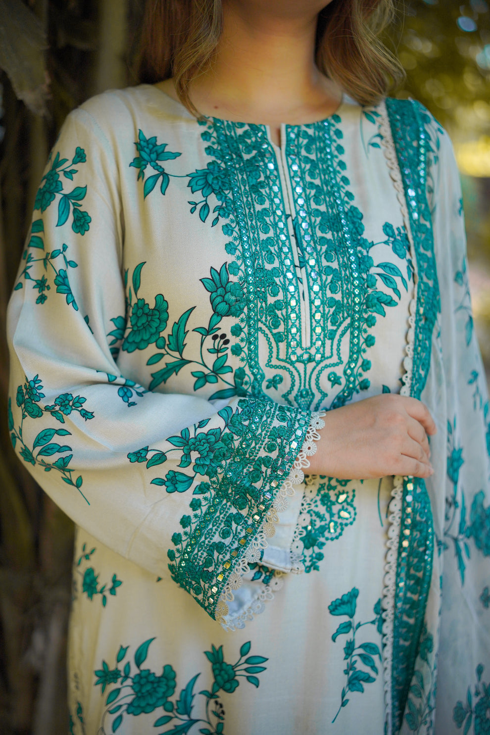3 Piece Printed Lawn Suit - Unstitched
