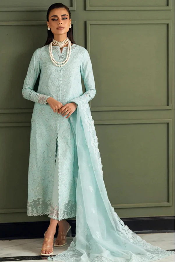 03-Piece Printed Lawn Suit - Unstitched