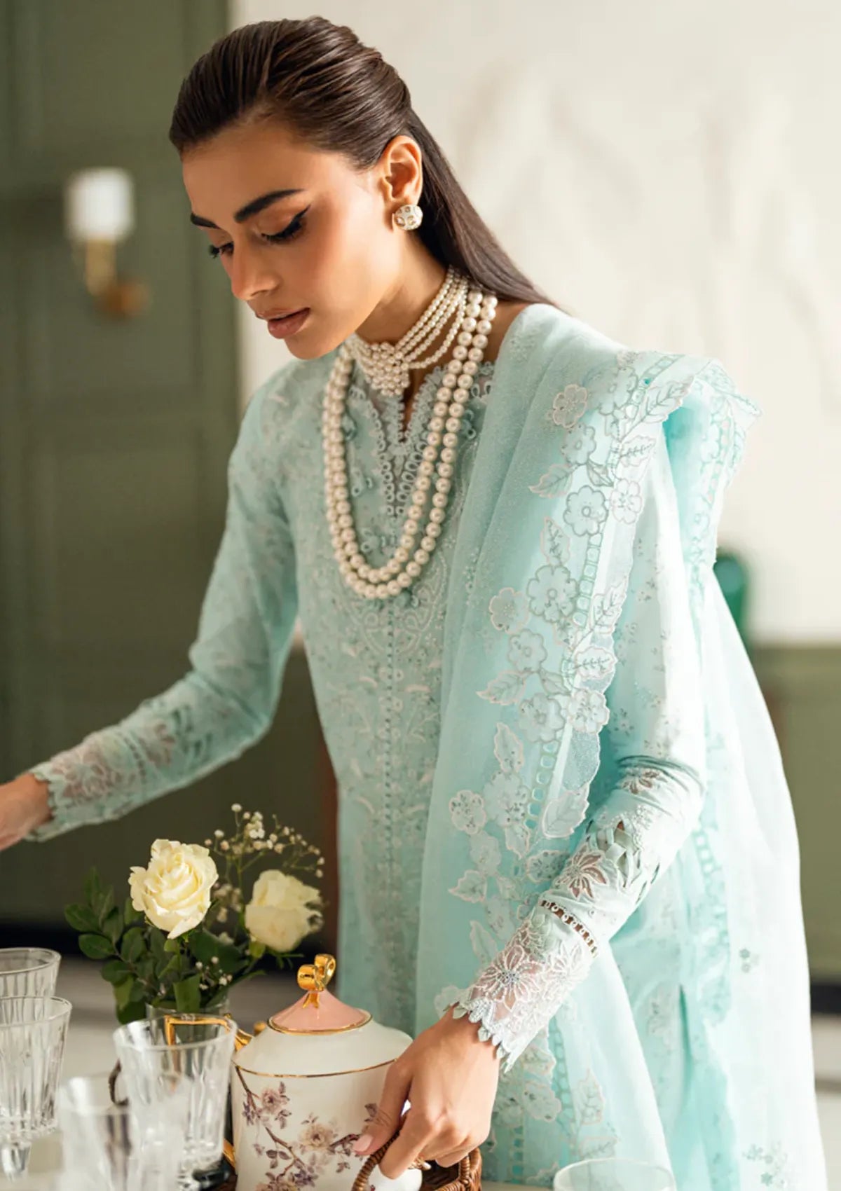 03-Piece Printed Lawn Suit - Unstitched
