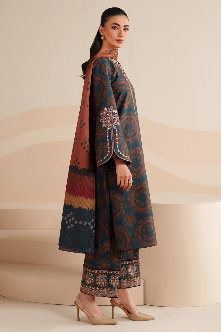 3 Piece Printed Lawn Suit - Unstitched