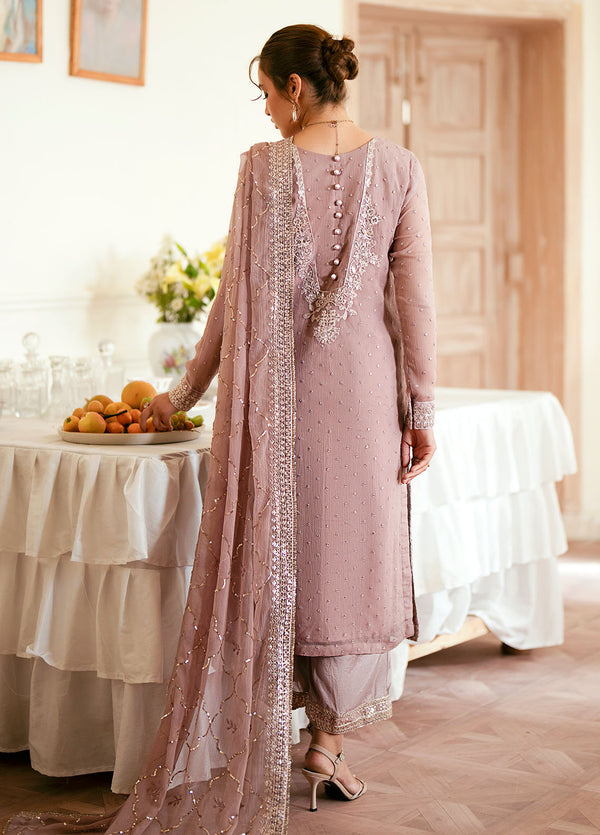 3 Piece Chiffon Suit - Unstitched