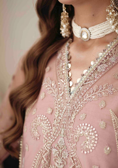 3 Piece Embroidered Bridal Suit - Unstitched