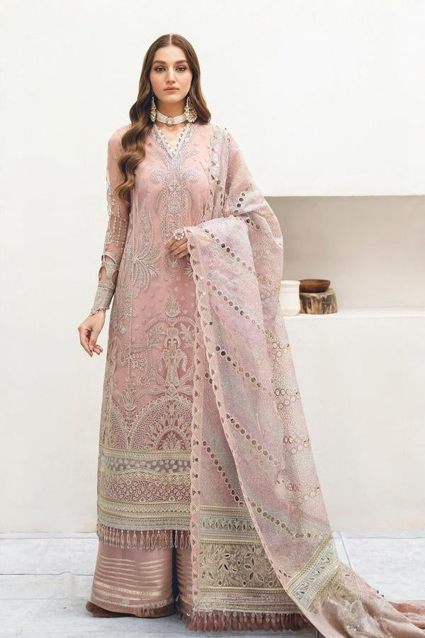 3 Piece Embroidered Bridal Suit - Unstitched