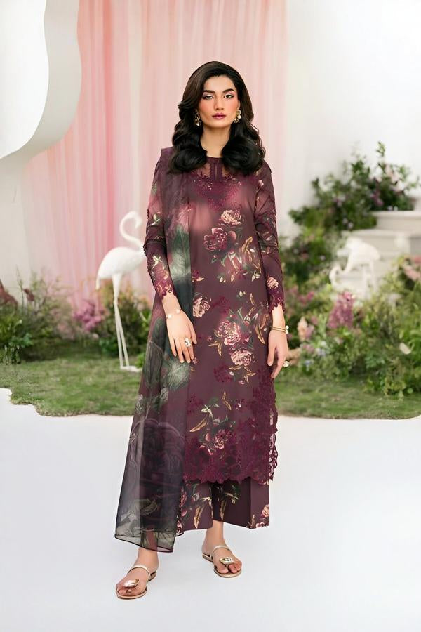 3 Piece Lawn Suit - Unstitched