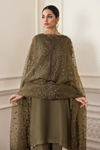 3 Piece Chiffon Suit - Unstitched
