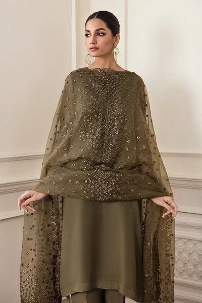 3 Piece Chiffon Suit - Unstitched