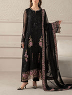 3 Piece Chiffon Suit - Unstitched