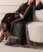 3 Piece Chiffon Suit - Unstitched
