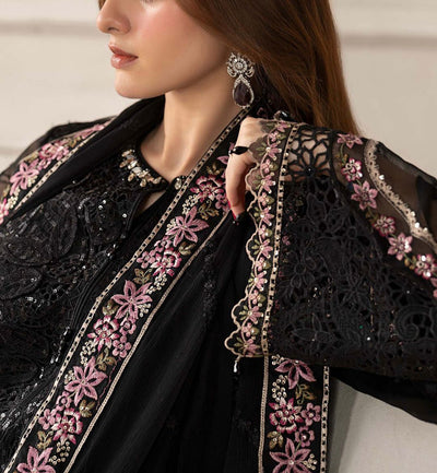 3 Piece Chiffon Suit - Unstitched