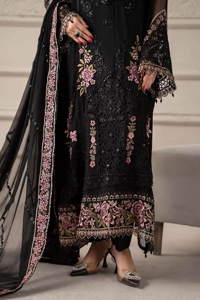 3 Piece Chiffon Suit - Unstitched