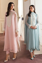 3 Piece Chiffon Suit - Unstitched