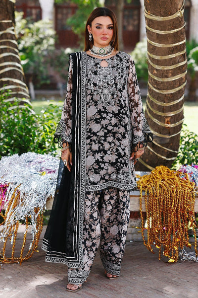 3 Piece Chiffon Suit - Unstitched