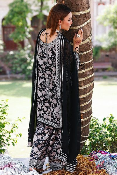3 Piece Chiffon Suit - Unstitched