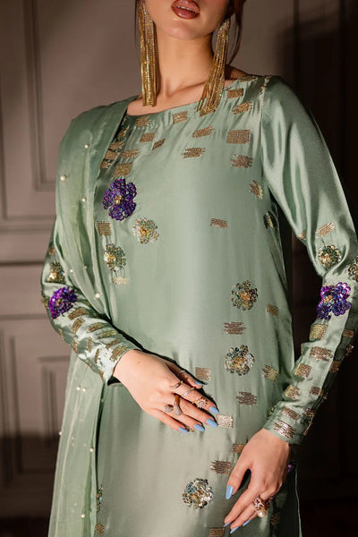 3 Piece Raw Silk Suit - Unstitched