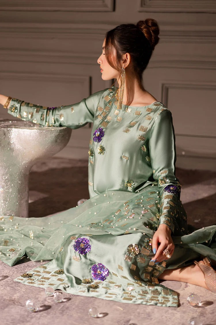 3 Piece Raw Silk Suit - Unstitched