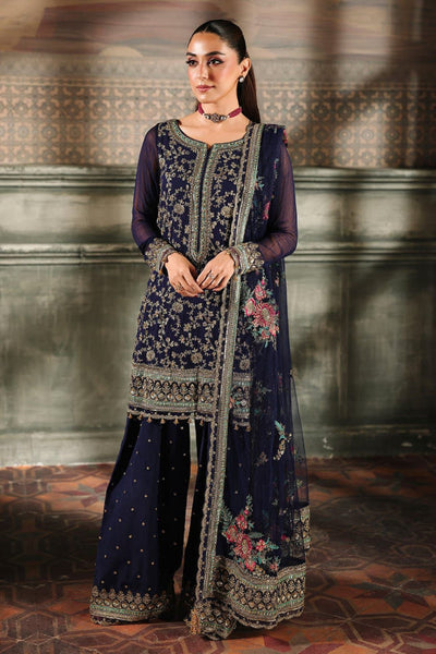 3 Piece Chiffon Suit - Unstitched