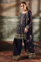 3 Piece Chiffon Suit - Unstitched