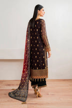 3 Piece Chiffon Suit - Unstitched
