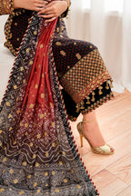 3 Piece Chiffon Suit - Unstitched