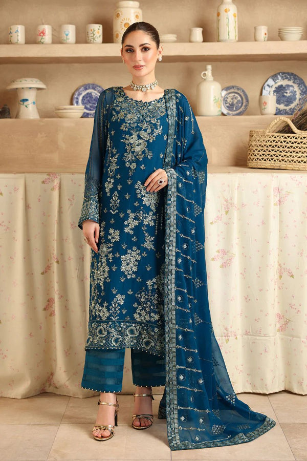 3 Piece Chiffon Suit - Unstitched