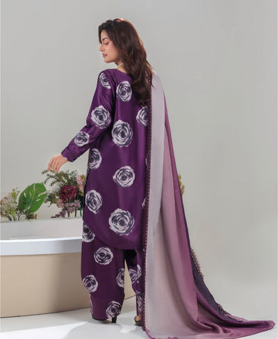 3 Piece Silk Suit - Unstitched