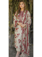 3 Piece Printed Lawn Suit - Unstitched